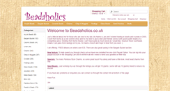 Desktop Screenshot of beadaholics.co.uk